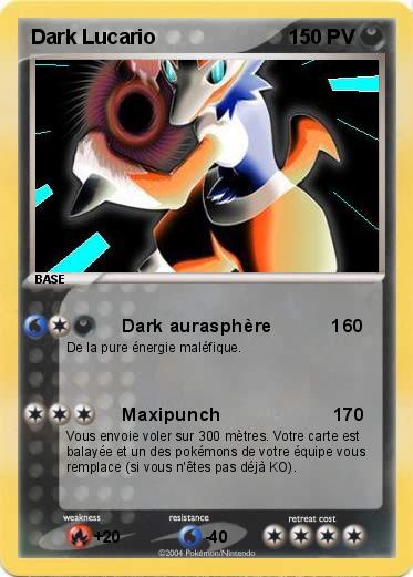 Pokemon Dark Lucario