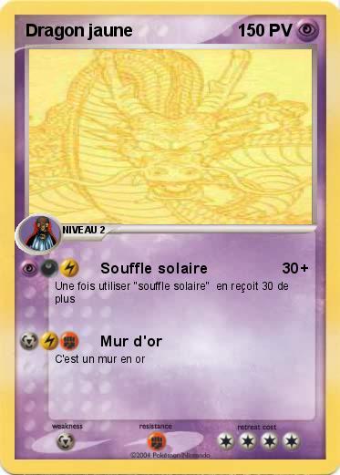 Pokemon Dragon jaune
