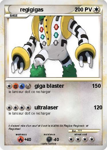 Pokemon regigigas