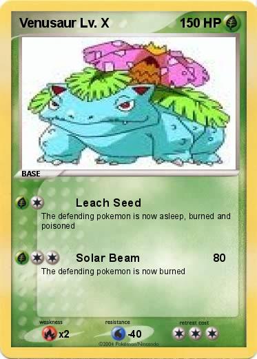 Pokemon Venusaur Lv. X