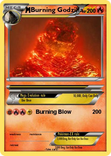 Pokemon Burning Godzilla