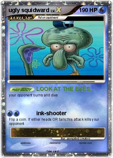 Pokemon ugly squidward
