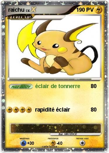 Pokemon raichu