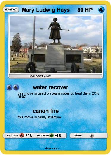 Pokemon Mary Ludwig Hays