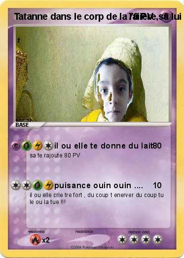 Pokemon Tatanne dans le corp de la laiiere,sa lui va mieux !!!!