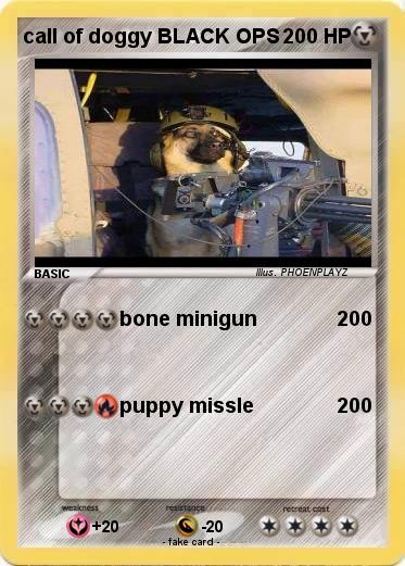 Pokemon call of doggy BLACK OPS