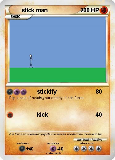 Pokemon stick man
