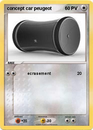 Pokemon concept car peugeot