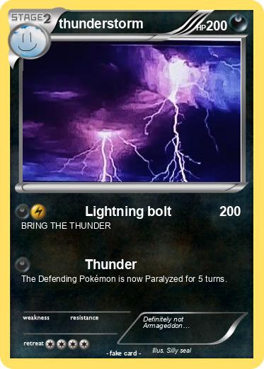 Pokemon thunderstorm