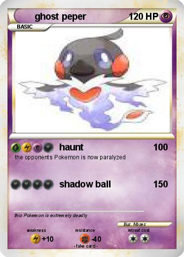 Pokemon ghost peper