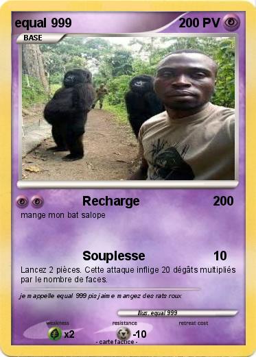 Pokemon equal 999