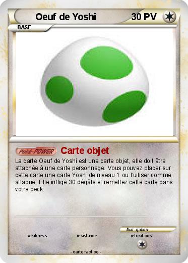 Pokemon Oeuf de Yoshi