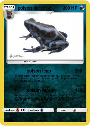 Pokemon poison dart frog