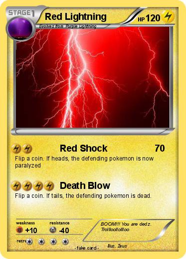 Pokemon Red Lightning