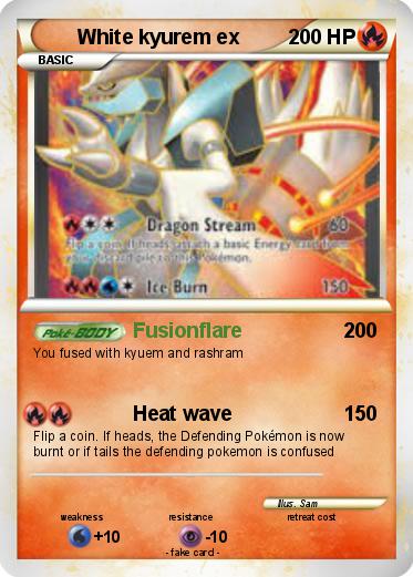 Pokemon White kyurem ex