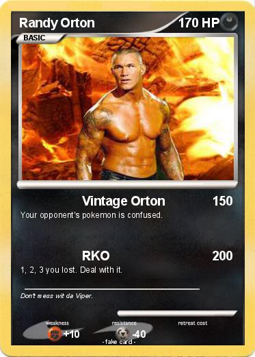 Pokemon Randy Orton