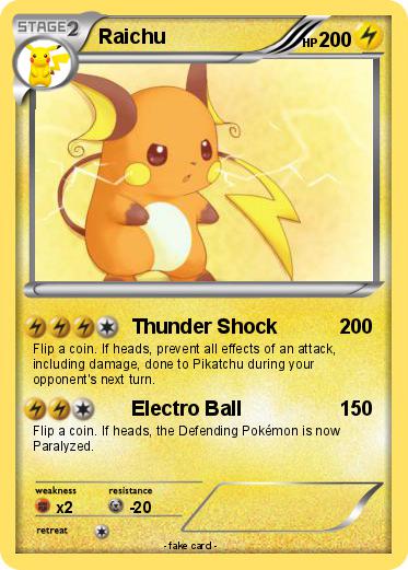 Pokemon Raichu