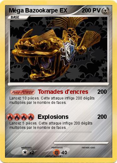 Pokemon Méga Bazookarpe EX