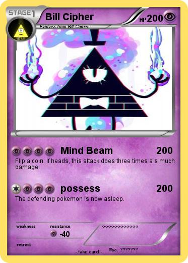 Pokemon Bill Cipher