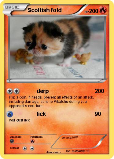 Pokemon Scottish fold