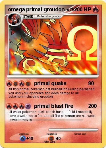 Pokemon omega primal groudon