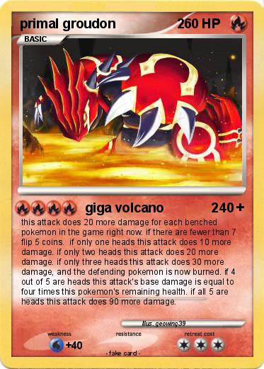 Pokemon primal groudon                 2