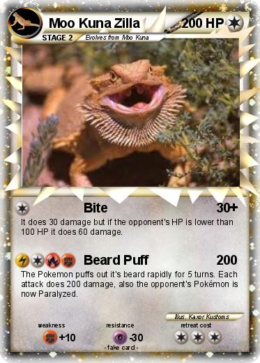 Pokemon Moo Kuna Zilla