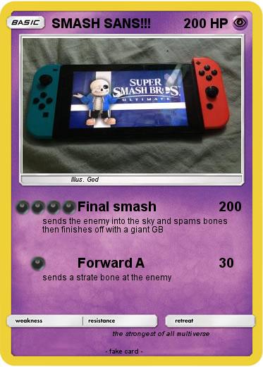 Pokemon SMASH SANS!!!