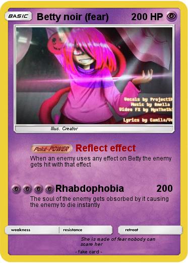Pokemon Betty noir (fear)