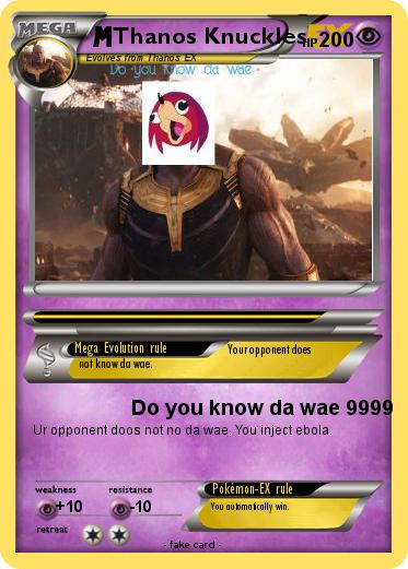 Pokemon Thanos Knuckles