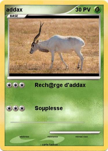 Pokemon addax