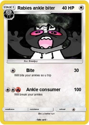 Pokemon Rabies ankle biter