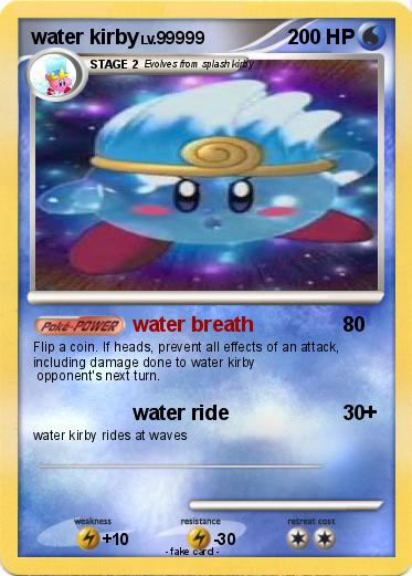 Pokemon water kirby