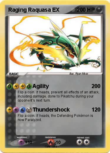 Pokemon Raging Raquasa EX