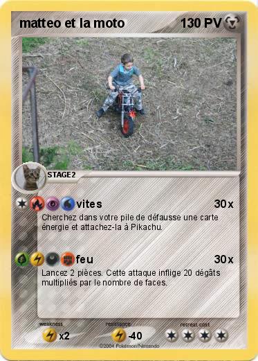 Pokemon matteo et la moto