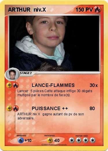 Pokemon ARTHUR  niv.X