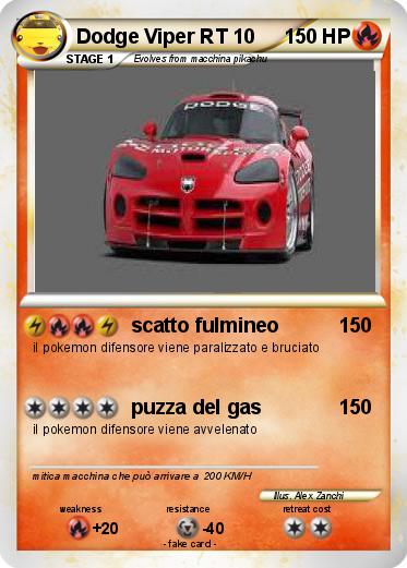Pokemon Dodge Viper RT 10
