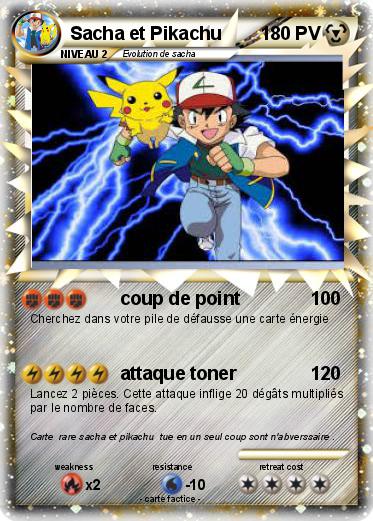 Pokemon Sacha et Pikachu