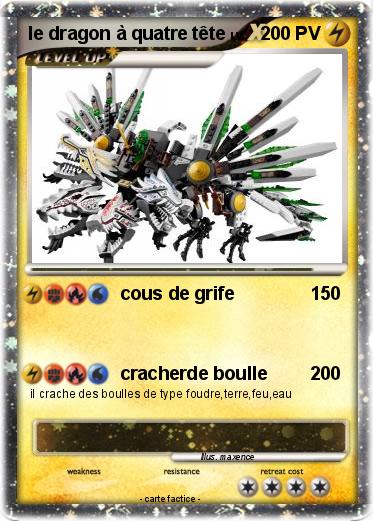Pokemon le dragon à quatre tête