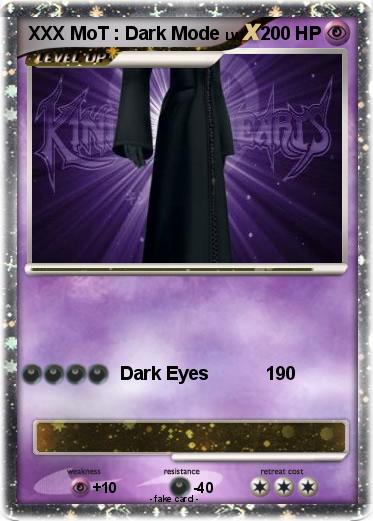 Pokemon XXX MoT : Dark Mode