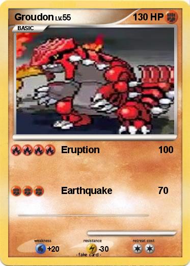 Pokemon Groudon