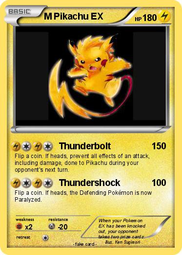 Pokemon M Pikachu EX