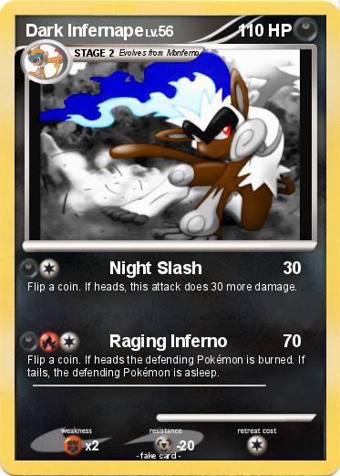 Pokemon Dark Infernape