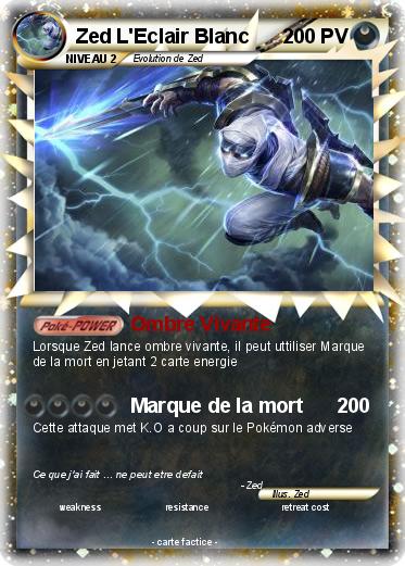 Pokemon Zed L'Eclair Blanc