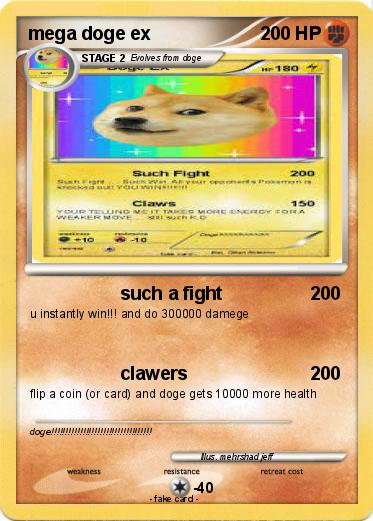 Pokemon mega doge ex