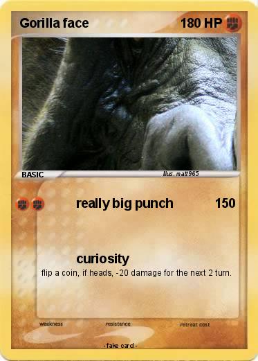 Pokemon Gorilla face