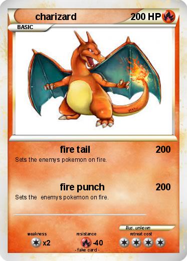 Pokemon charizard