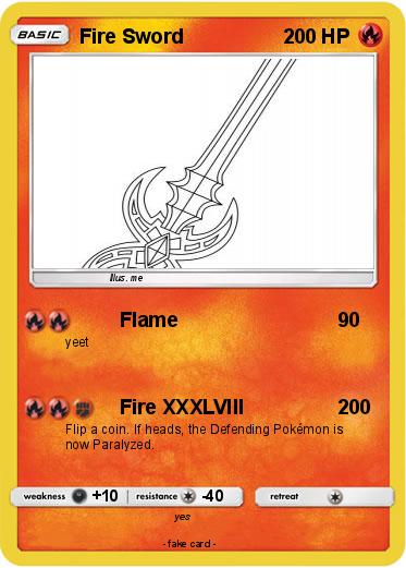 Pokemon Fire Sword