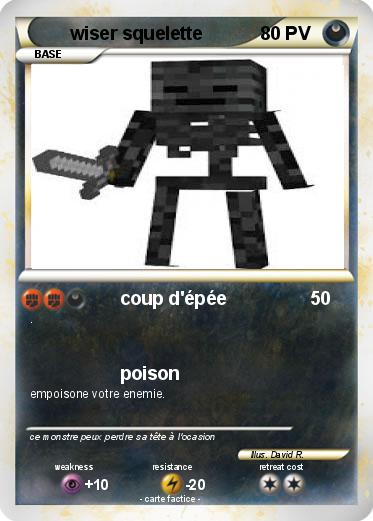Pokemon wiser squelette