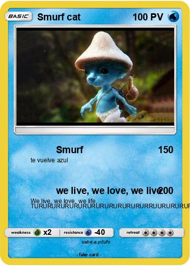 Pokemon Smurf cat